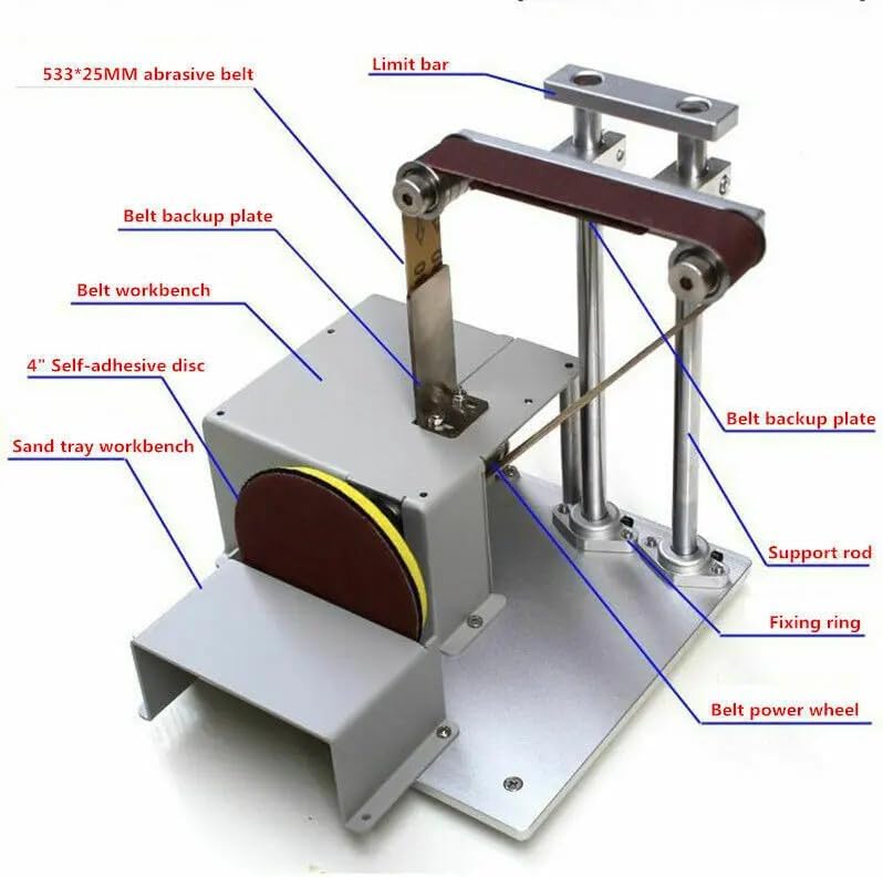 ya 26 10.21 baidi Multi-function Polisher Belt Sander Polishing Machine Flexible Shaft 4in1