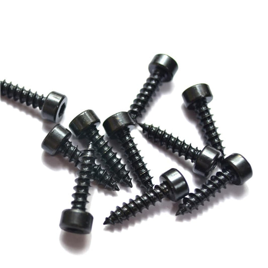 ya 16 10.20 baidi M2 M2.6 M3 M3.5 M4 M5 M6 Black Steel Hex Socket Cap Head Self Tapping Screws