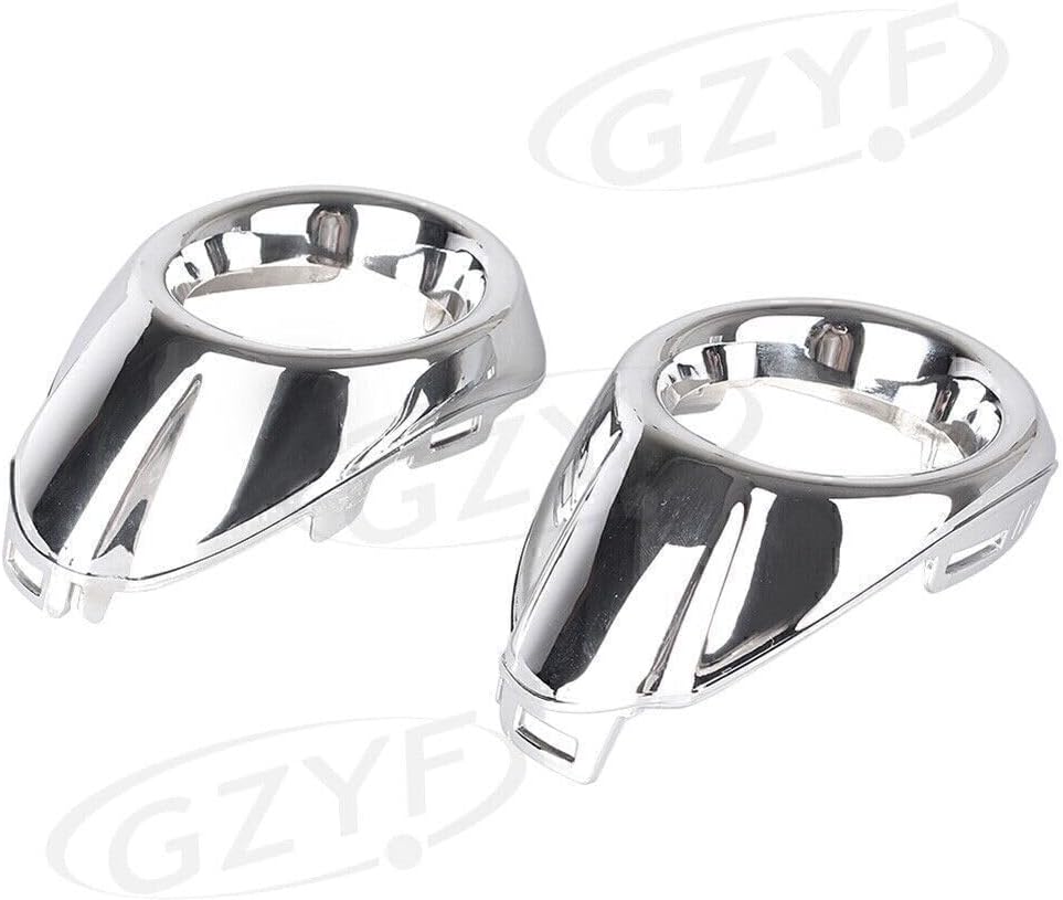 ya 4 8.24 baidi 2x Front Fog Light Cover Surround Bezels Trim Chrome for Ford Focus 2012 2013