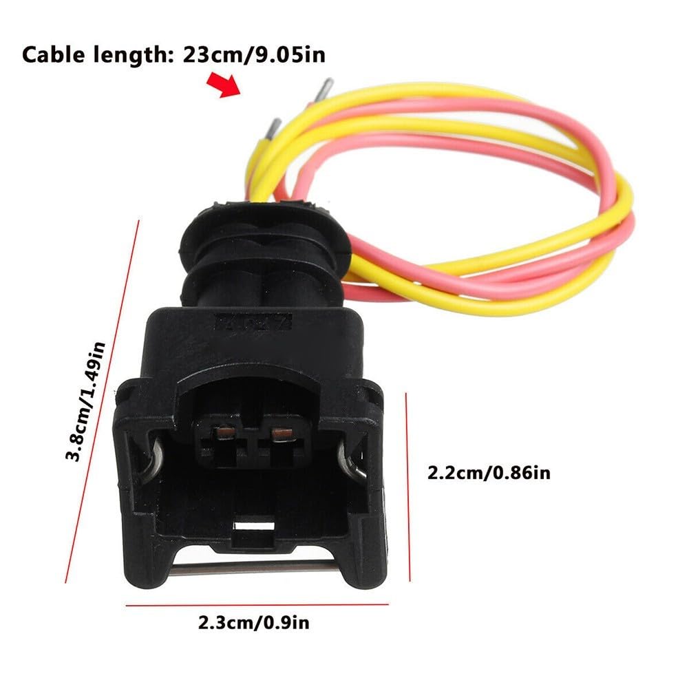 ya 23 10.7 baidi 2 Pin Fuel Pump Wire Harness Connector for Webasto for Eberspacher Heater New