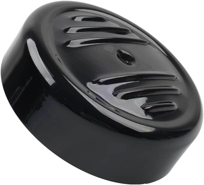 ya 5 8.10 7'' Round Stripe Air Cleaner Cover Black for Harley FXD FLST FXST 00-17 FLT