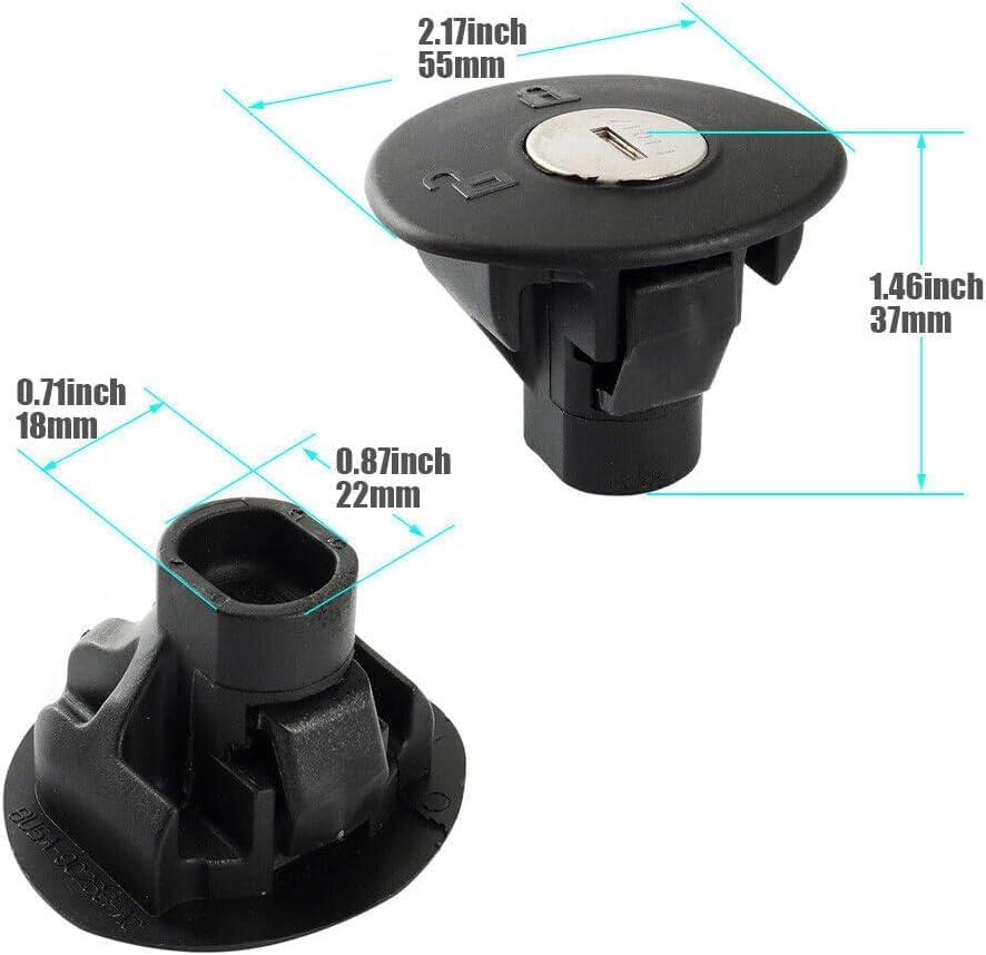 ya 28 10.13 zhengce 8U5Z9C268B Locking Gas Tank Connector Cover for Ford for Lincoln with 2-Bu
