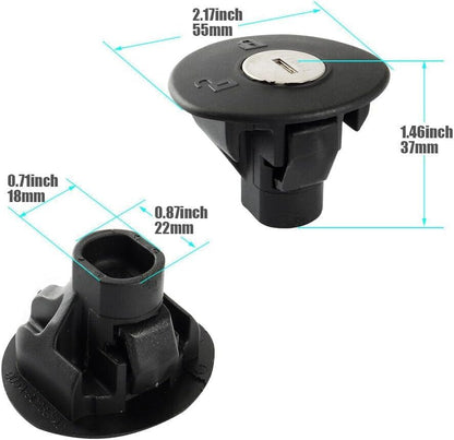 ya 28 10.13 zhengce 8U5Z9C268B Locking Gas Tank Connector Cover for Ford for Lincoln with 2-Bu