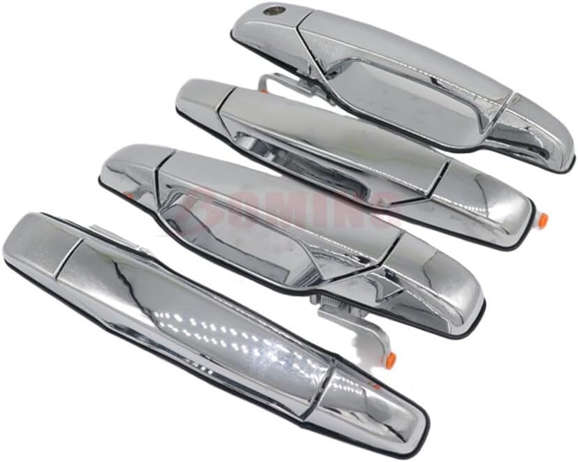 ya 10 9.16 baidi 4P Chrome Exterior Door Handle Set for Chevy Tahoe for GMC for Yukon for Sierra Denali 07-13
