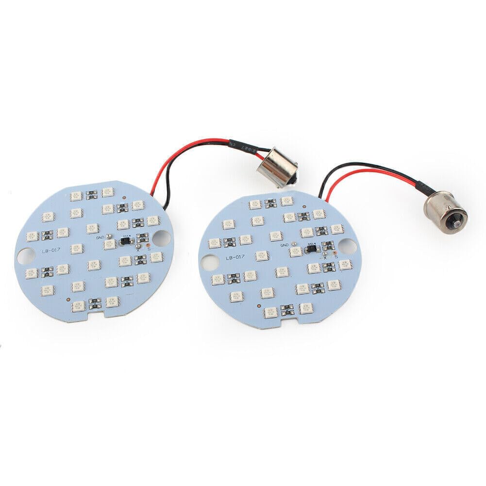 ya 6 8.14 Turn Signal/Daytime Running Panel Light Fit Harley 1156 BA15d Socket Base Plug