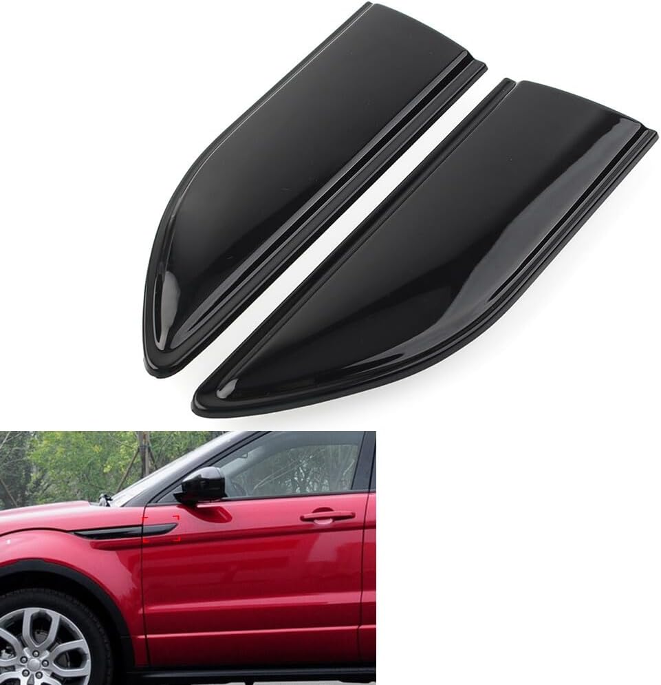 ya 4 8.14 Black Fender Side Air Flow Vent for Land Rover for Range Rover Evoque 2012-2019