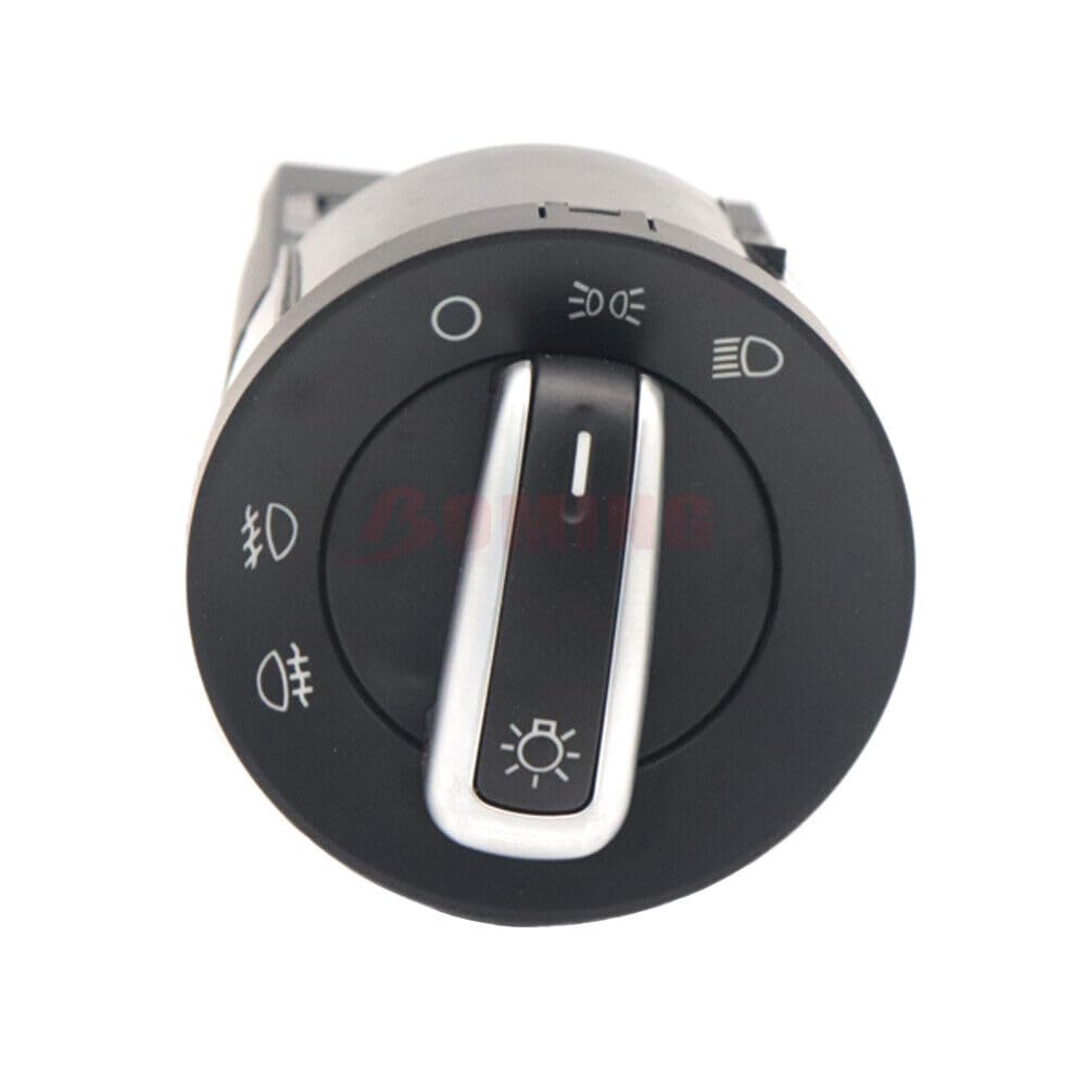 ya 4 8.8 for VW for Bora Beetle for Golf for Jetta MK4 for Passat B5 Chrome Headlight Fog Control Switch