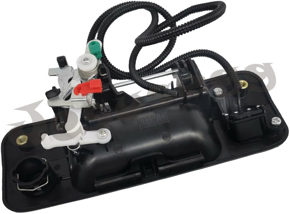 ya 10 9.16 baidi Black Tailgate Handle with Camera & Keyhole for Toyota Tundra 14-21 Tacoma 16-21