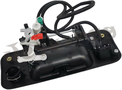 ya 10 9.16 baidi Black Tailgate Handle with Camera & Keyhole for Toyota Tundra 14-21 Tacoma 16-21