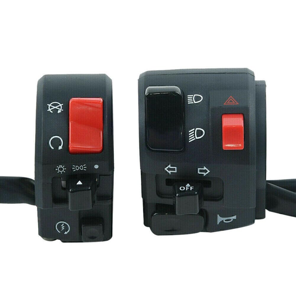 ya 12 10.8 zhengce for 7/8 Motor Handlebar Horn Button Turn Signal Fog Light Controller Switch
