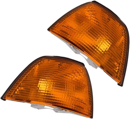 ya 5 8.10 Fit For 3' E36 1992-2000 Front LH & RH Turn Signal Indicator Light Cover Yellow