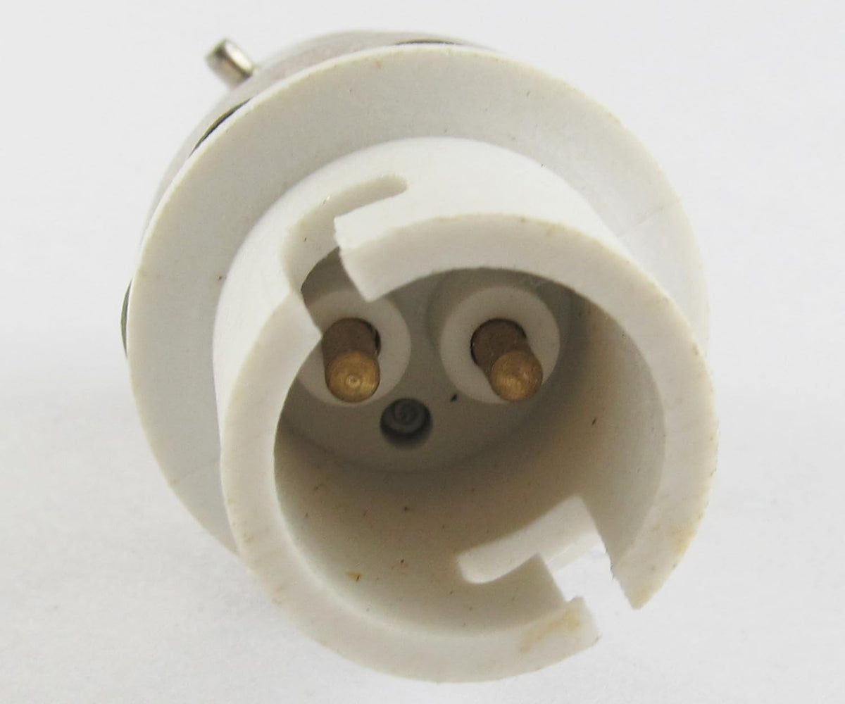 ya 26 10.21 baidi 1pc B22 Male to BA15D Female Socket Base LED Halogen CFL Light Bulb Lamp Adapter