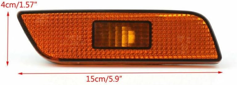 ya 10 9.16 zhengce 1PC Front Bumper Side Marker Light Amber Right Side Fit for VOLVO S80 1998-