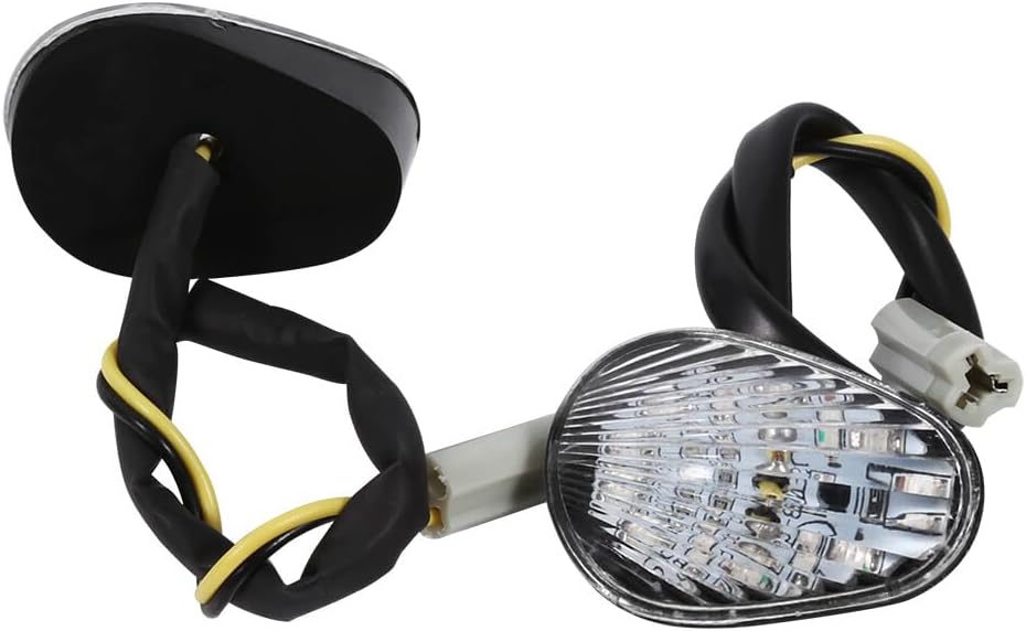 ya 4 8.14 1 Pair Amber LED Turn Signal Light Indicator Lamp Flush Mount For YZF