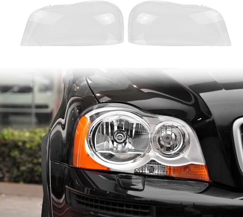 ya 11 9.14 zhengce Pair Lampshade Lens Cover Front Headlight Headlamp for Volvo XC90 2006-2014