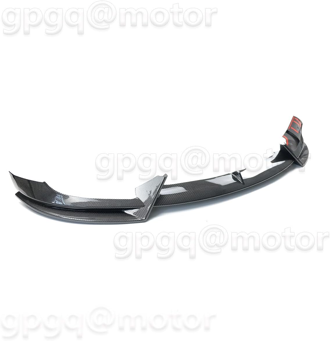 ya 2 8.15 V Style Carbon Fiber Front Bumper Lip Splitter Spoiler for for Tesla for Model 3 17-2023
