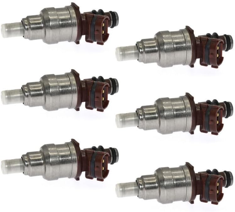 ya 10 9.16 baidi 6x Fuel Injectors 23250-65020 for 4Runner Pickup 3VZE T100 3.0L V6 1989-1995