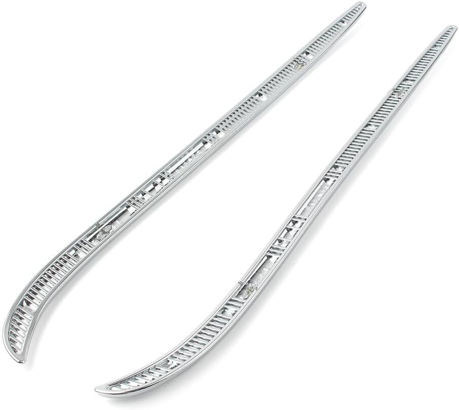 ya 23 10.7 baidi Chrome front fairing spoon trim and eyebrow accents for Honda GL1800 2001-2011-