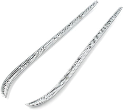 ya 23 10.7 baidi Chrome front fairing spoon trim and eyebrow accents for Honda GL1800 2001-2011-