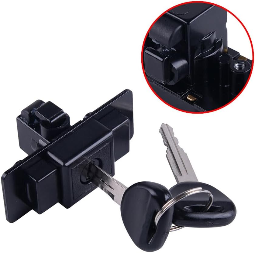 ya 11 9.14 baidiGlove Box Compartment Squeeze Latch with 2 Keys for Mitsubishi Montero for Pajero