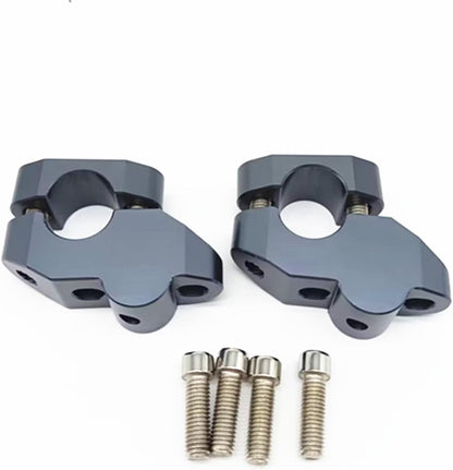 ya 13 9.15 baidi Motorcycle Handlebar Handle Bar Risers Mount Clamp Adapter Titanium 7/8in 2Pcs