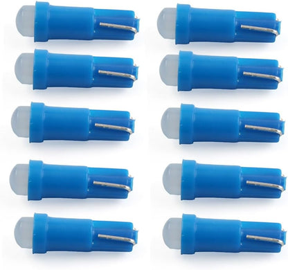 ya 2 8.15 Instrument Bulb Indicator T5 1 SMD Light Dashboard Gauge Wedge Bulbs blue