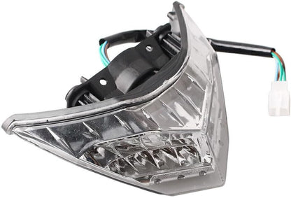 ya 10 9.16 zhengce Rear Brake Turn Signals LED Stop Tail Light for Kawasaki 300R 2013 Clear