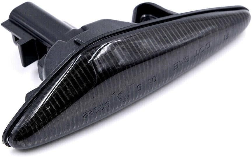 ya 4 8.24 baidi Smoked Lens Amber LED Front Side Marker Lights Fits for Mazda MX-5 for Fiat 124 Spider 