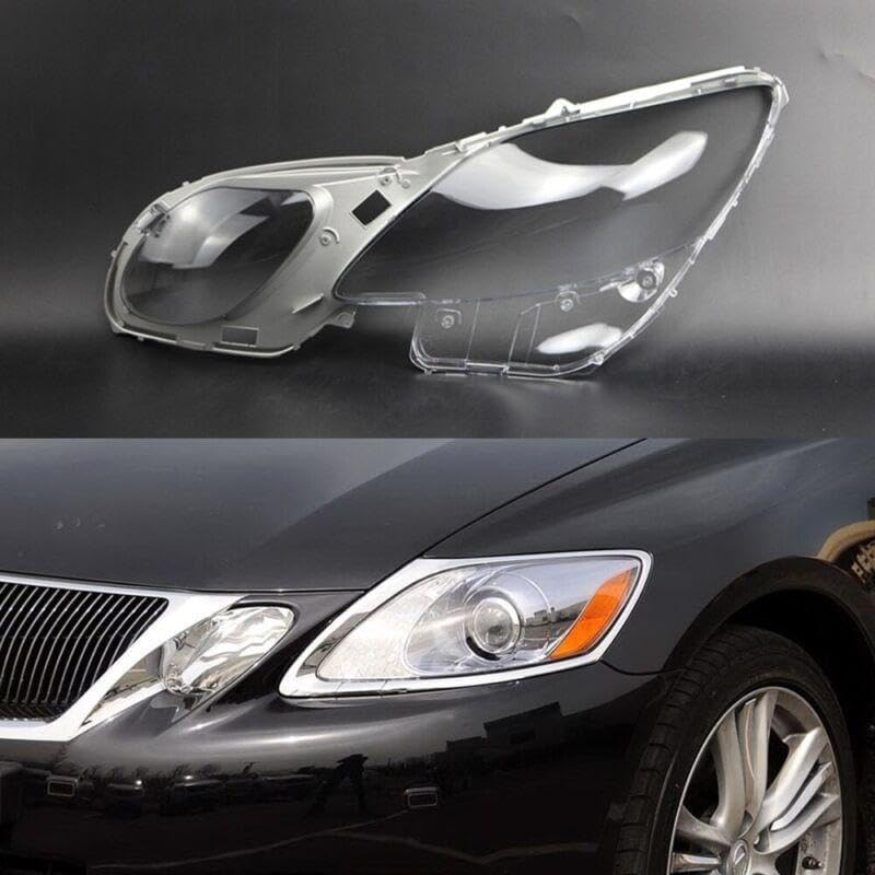 ya 4 8.14 Transparent for Lexus GS300 GS430 GS450h GS460 2004-11 headlight lens protective cover + left glue 