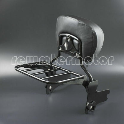 ya 6 8.24 baidi Detachable Backrest Sissy Bar Luggage Rack Fit for Harley Road King Glide 2008