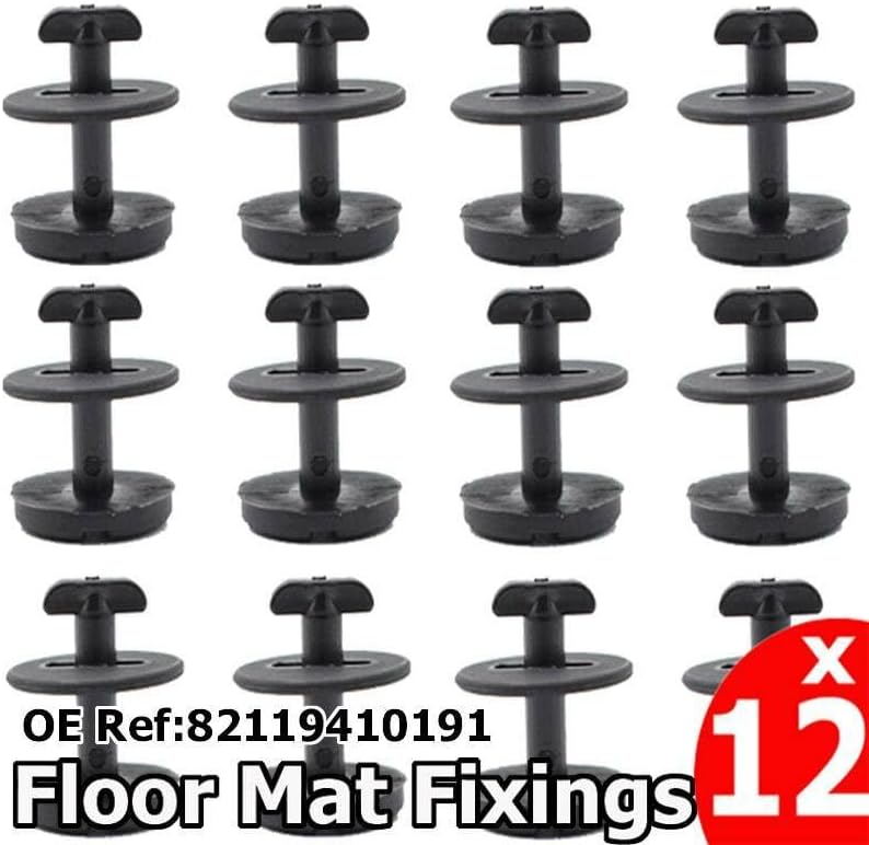 ya 4 8.10 12 Set Twist Lock Floor Mat Carpet Clips for BMW/for Mini E36 E46 E38 E39 Holder