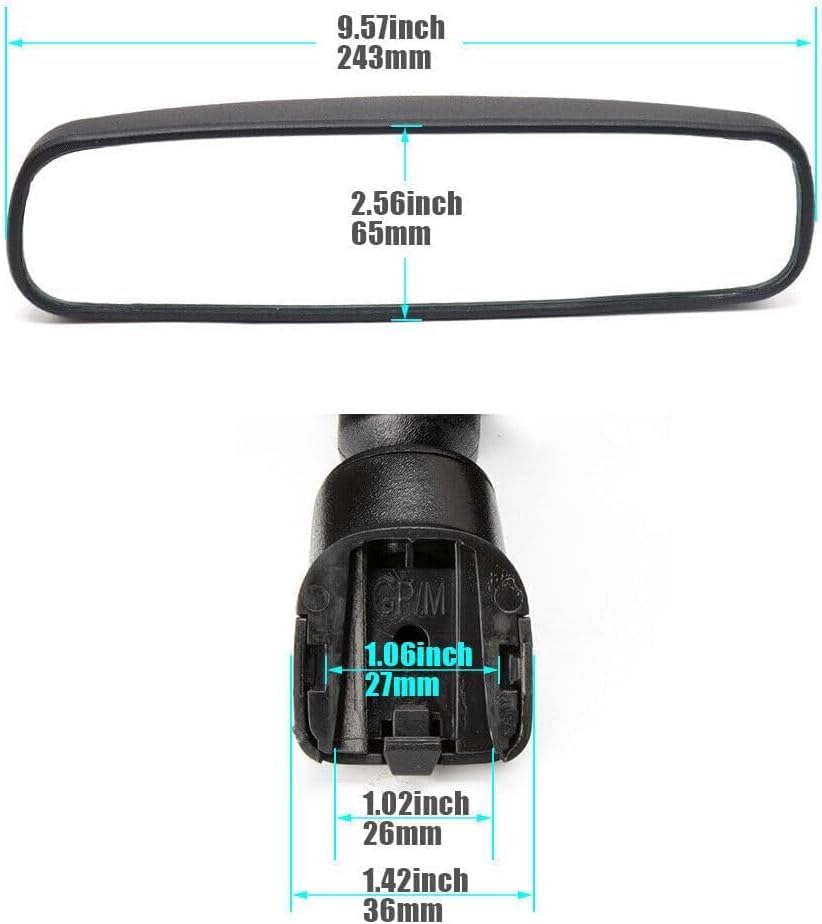 ya 14 9.20 zhengce New Interior Rear View Mirror for Nissan 96321-2DR0A 96321-2DR0-A103 1996--1
