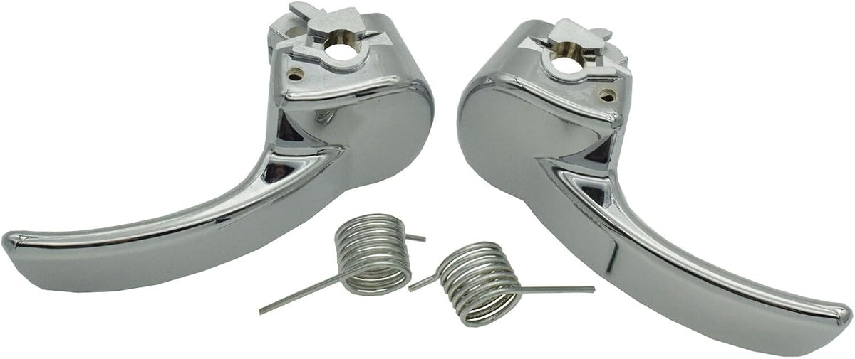 ya 4 8.14 for Nissan Qashqai 07-14 Double Inner Door Handle Pull Button Chrome Left and Right 