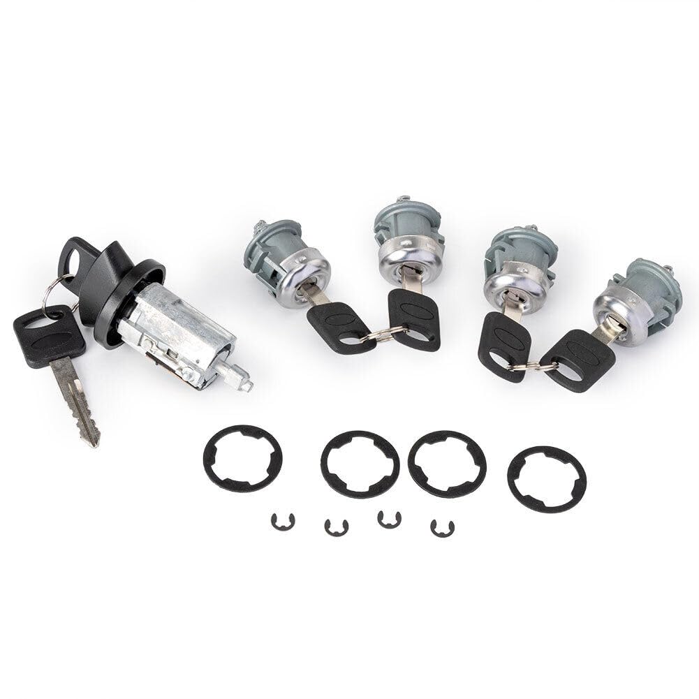 ya 6 8.14 for Ford E Series Van Ignition Four Door Lock Cylinder Tumbler Bucket Set 4 Keys 