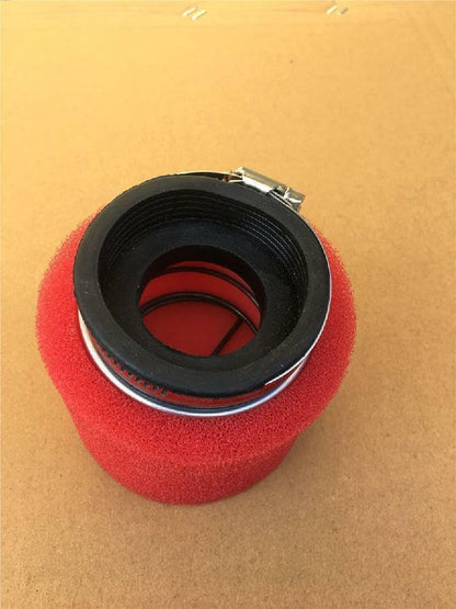 ya 23 10.7 baidi One Pcs 58mm Motorcycle Scooter High Performance Red Foam Air Filter Univer