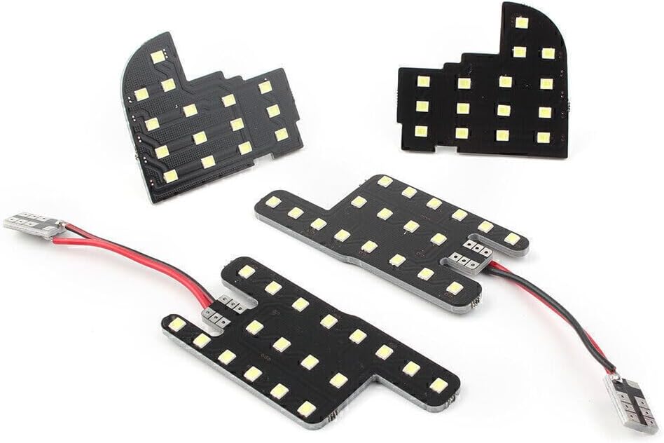 ya 4 8.8 4 Piece White Car Interior Dome Map Reading Light Kit Fits 2013-2019 for Honda CRV