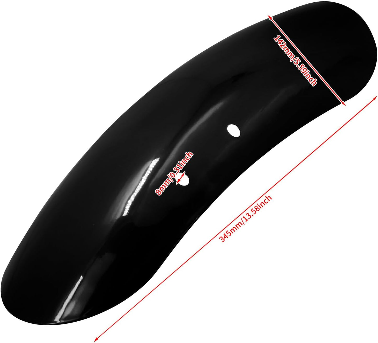 ya 7 8.24 baidi Vivid Black Front Fender Mudguard Cover Fit for Harley Forty Eight 48 1200 10-22