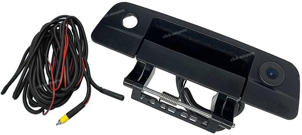 ya 10 9.16 baidi Black Tailgate Handle w/Wire & Backup Camera for Dodge for Ram 1500 2500 3500 09-21