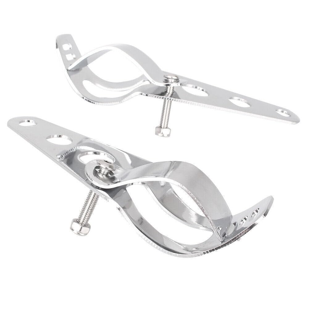 ya 6 8.14 38-43mm Universal Headlight Mount Bracket Fork Ear for Harley Chopper Cafe Racer