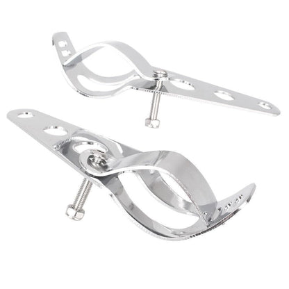 ya 6 8.14 38-43mm Universal Headlight Mount Bracket Fork Ear for Harley Chopper Cafe Racer