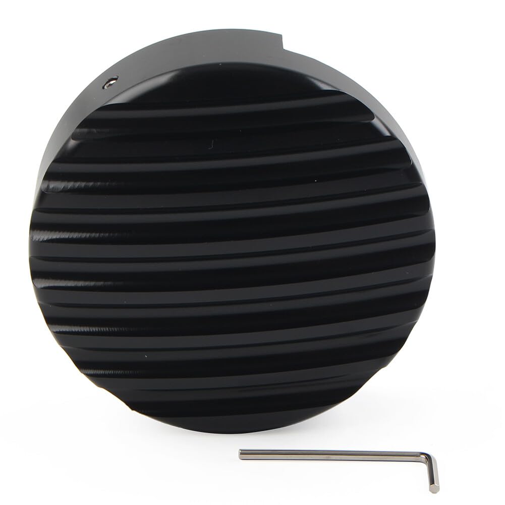 ya 6 8.14 1xCNC Derby Timing Timer Cover Horizontal Pattern for Harley XL883 2013+ Black B