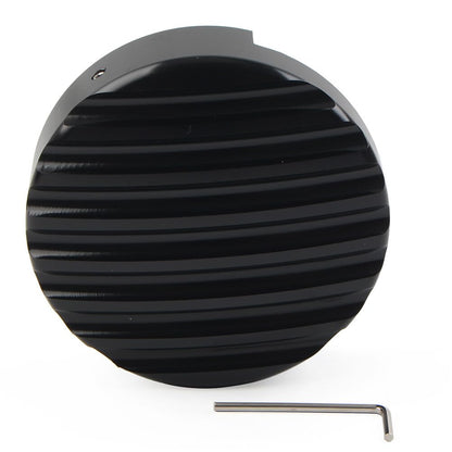 ya 6 8.14 1xCNC Derby Timing Timer Cover Horizontal Pattern for Harley XL883 2013+ Black B
