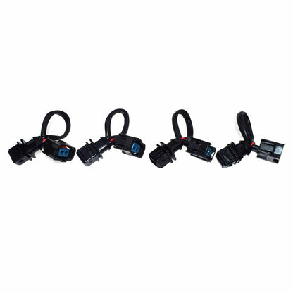 ya 4 8.8.2 4pcs 1 2 Fuel Injector Conversion Jumper Wiring Harness Plug Adapter for Honda 