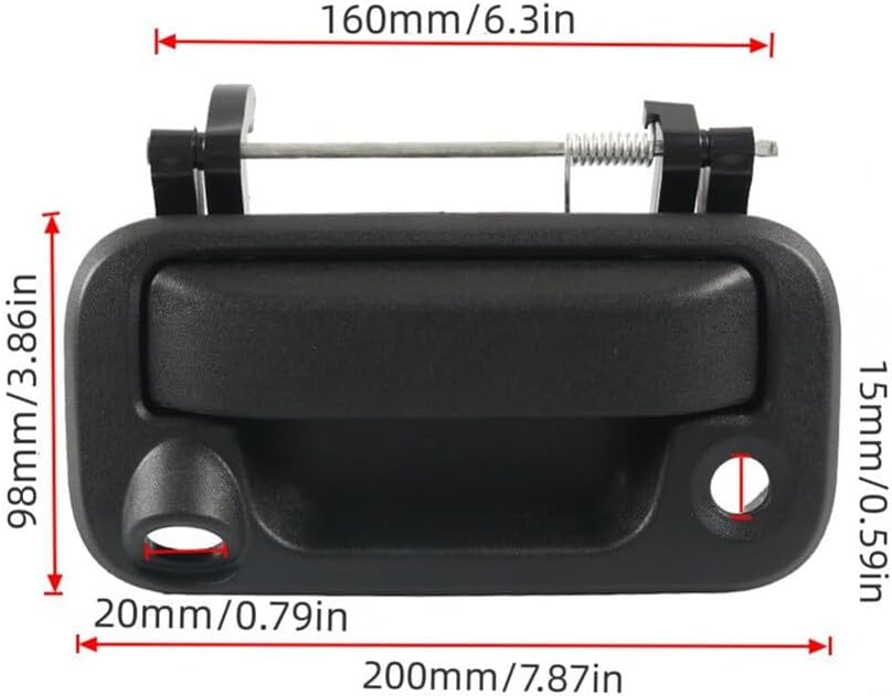 ya 10 9.16 baidi Black Textured Tailgate Handle 8L3Z9943400AC Suitable for F150 F250 F350 F450 Super Duty
