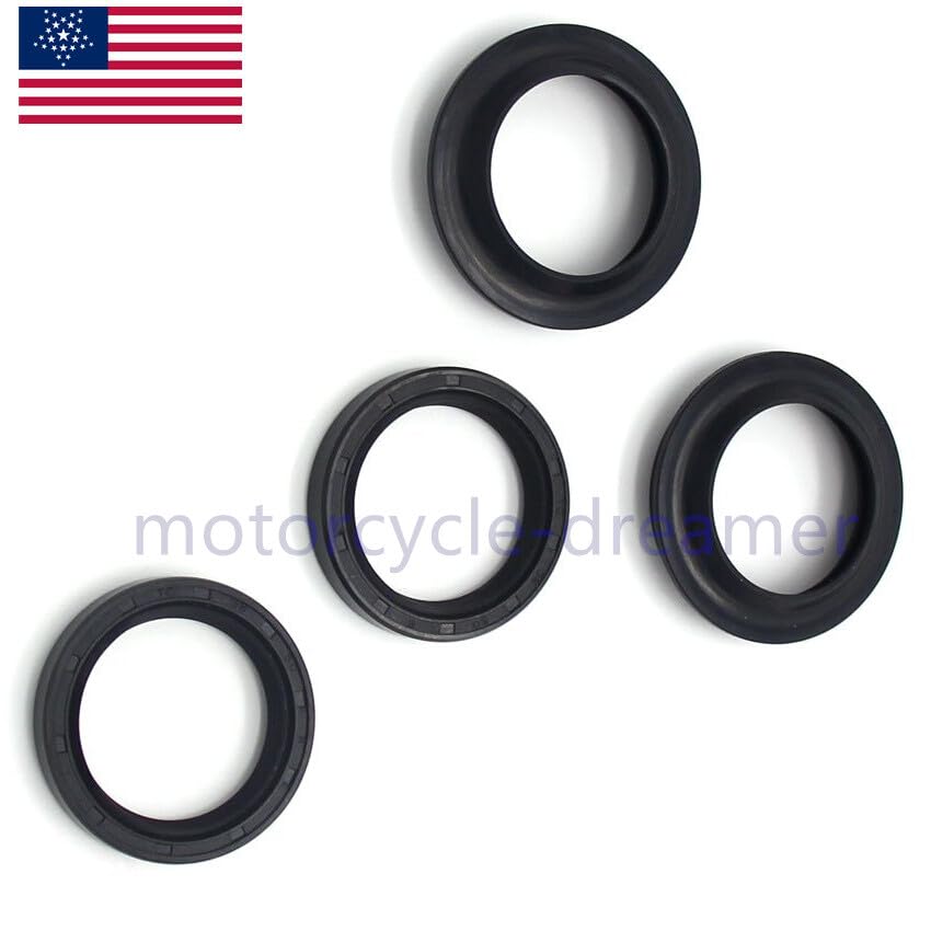 ya 13 9.15 baidi Fork Dust Wiper Oil Seal Kit for Suzuki LS650 Savage 86-2004/LS650 Boulevard S40