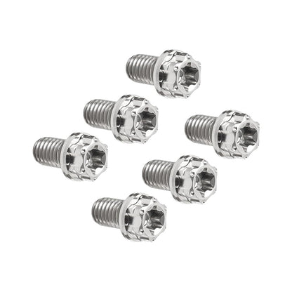 ya 6 8.14 6pcs Bolts Torx Head Flange Screw M8x15mm for Motorcycle Bike