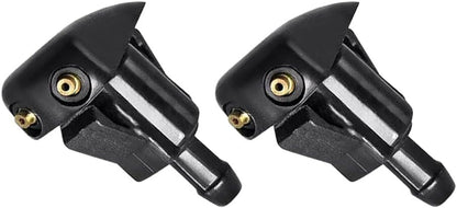 ya 6 8.14 2Pcs 85381-60120 Black Windshield Washer Nozzle Replacement Fit For LandCruiser