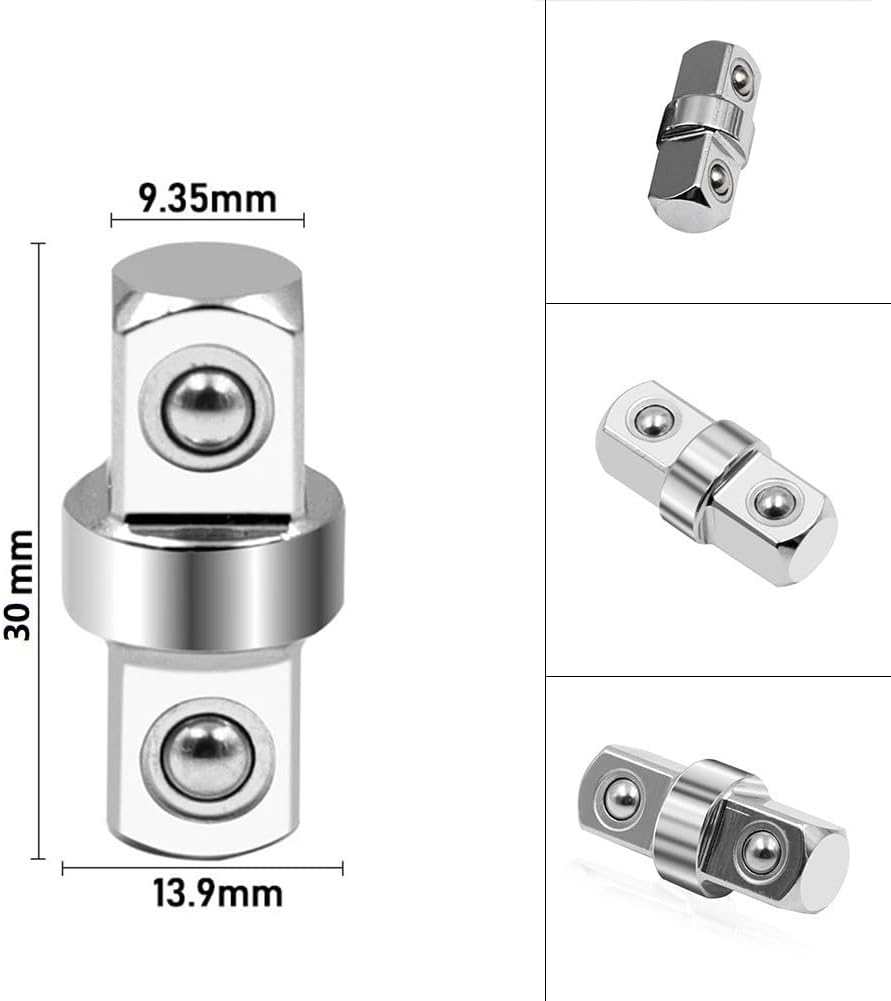 ya 14 9.20 baidi Wrench Extension Rod Home Improvement Tool 3/8 Chrome Vanadium Steel Double Head-1