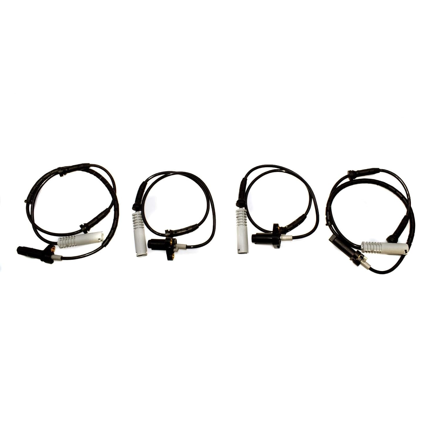 ya 2 8.15 34521182159 ABS Wheel Speed Sensor 4-Piece Set for BMW 528i 540i