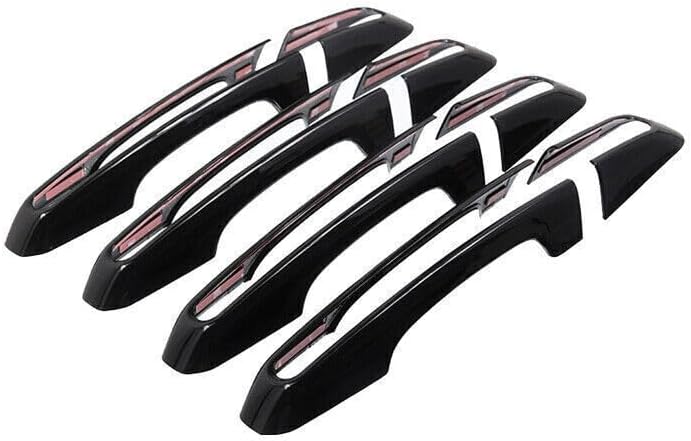 ya 5 8.10 8X for Discovery Sport 2016-25 Gloss Black Exterior Side Door Handle Cover Trims